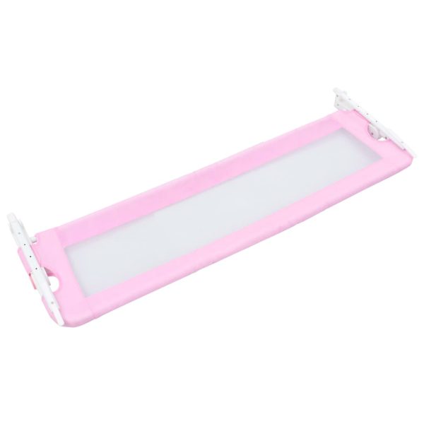 Barra de segurança p/ cama infantil 120x42cm poliéster rosa - Image 4