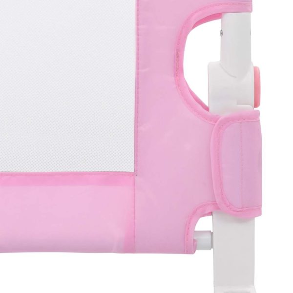 Barra de segurança p/ cama infantil 120x42cm poliéster rosa - Image 5