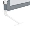 Barra de segurança p/ cama infantil 120x42cm poliéster cinzento - Image 6