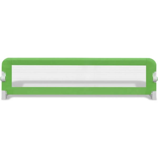 Barra de segurança para cama de criança 2 pcs 150x42 cm verde - Image 4