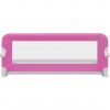 Barra de segurança para cama de criança 2 pcs 102x42 cm rosa - Image 4