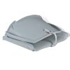 Assentos de barco 2 pcs encosto dobrável 41x51x48 cm cinzento - Image 4