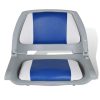 Assentos barco 2 pcs encosto dobrável azul/branco 41x51x48 cm - Image 3