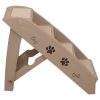 Escadas para cães dobráveis 62x40x49,5 cm castanho - Image 4