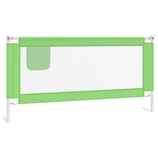 Barra de segurança p/ cama infantil tecido 180x25 cm verde - Image 2