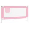 Barra de segurança p/ cama infantil tecido 150x25 cm rosa - Image 2