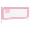 Barra de segurança p/ cama infantil tecido 180x25 cm rosa - Image 2