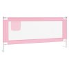 Barra de segurança p/ cama infantil tecido 200x25 cm rosa - Image 2