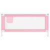 Barra de segurança p/ cama infantil tecido 200x25 cm rosa - Image 3