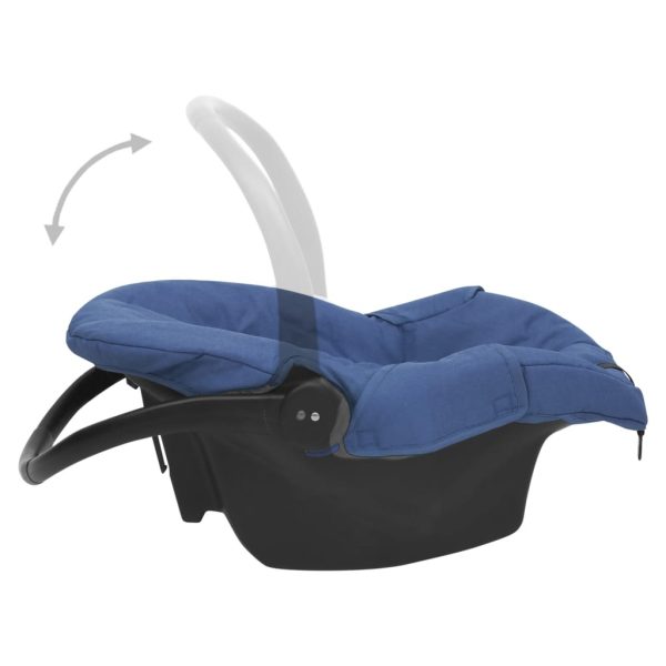 Cadeira de automóvel para bebé 42x65x57 cm azul-marinho - Image 5