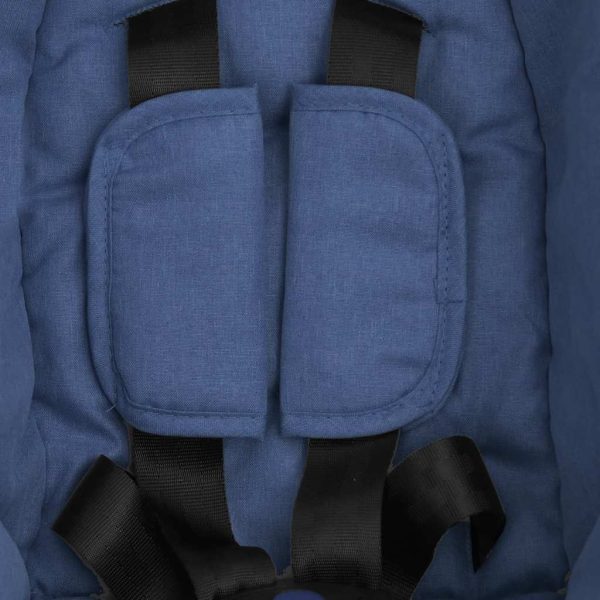 Cadeira de automóvel para bebé 42x65x57 cm azul-marinho - Image 6