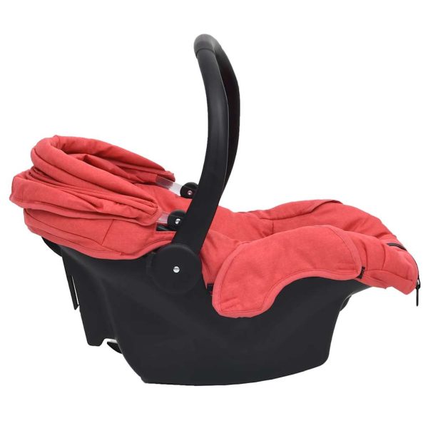 Cadeira de automóvel para bebé 42x65x57 cm vermelho - Image 3