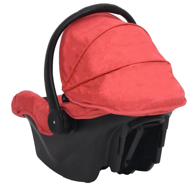Cadeira de automóvel para bebé 42x65x57 cm vermelho - Image 4