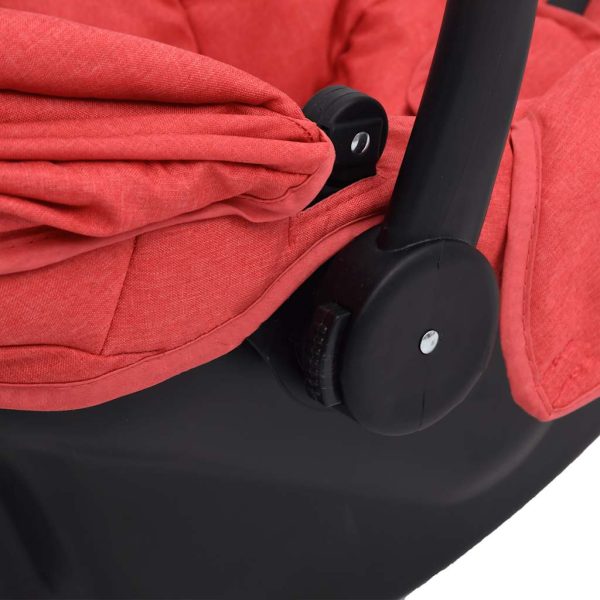 Cadeira de automóvel para bebé 42x65x57 cm vermelho - Image 6