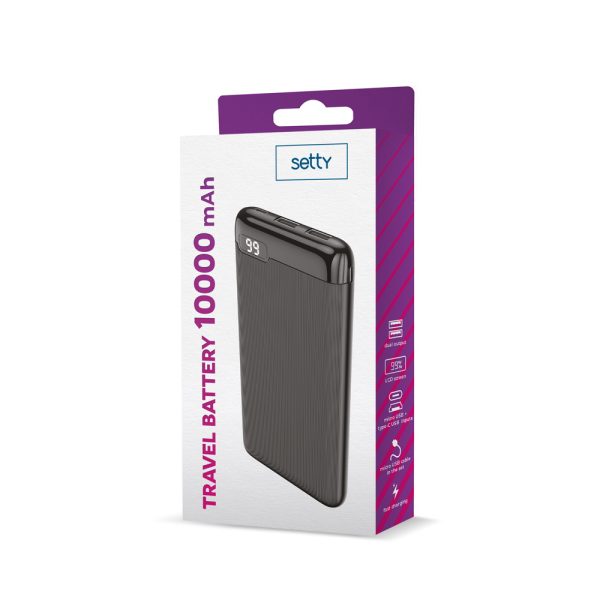 POWERBANK SETTY 10000MAH CON LCD NEGRO - Image 6