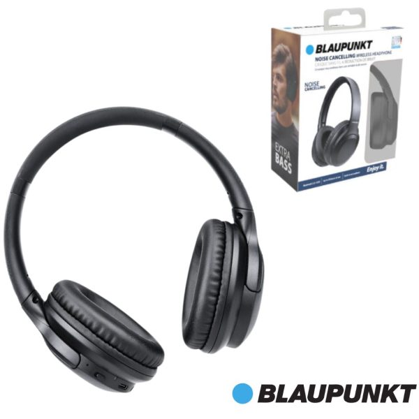 AURICULAR DIADEMA BLAUPUNKT BT CON ANC (CANCELACION DE RUIDO)