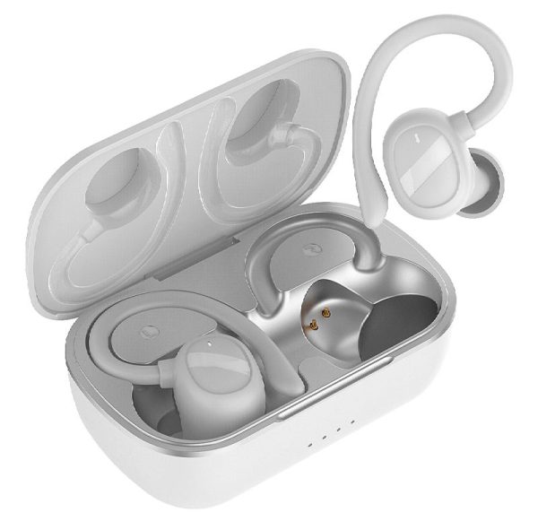 AURICULAR TWS BLAUPUNKT BLANCO C/GANCHO DEPORTE BT 5.3 - Image 2