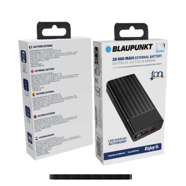 POWERBANK BLAUPUNKT 20000 MAH CON DISPLAY IND. - 2 USB + 2 TIPO C - Image 3