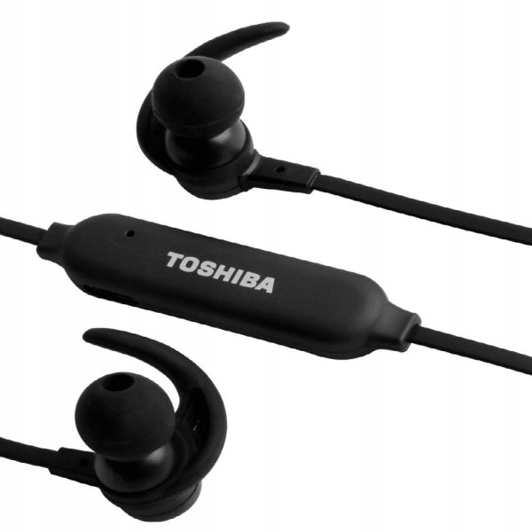 AURICULAR IN-EAR TOSHIBA BLUETOOTH CON GANCHO SPORT - MICROFONO - BAT REC. - NEGRO - Image 2