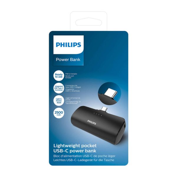 POWERBANK PHILIPS 2500MAH DIRECTO CONECTOR TIPO C ***** - Image 2