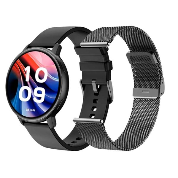 Smartwatch spc smartee duo classic 1.43pulgadas negro + correa