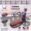 AURICULAR SAMI RUNNER SILICONA C/ARO TWS LCD DUAL 40mAh ROJO - Image 2
