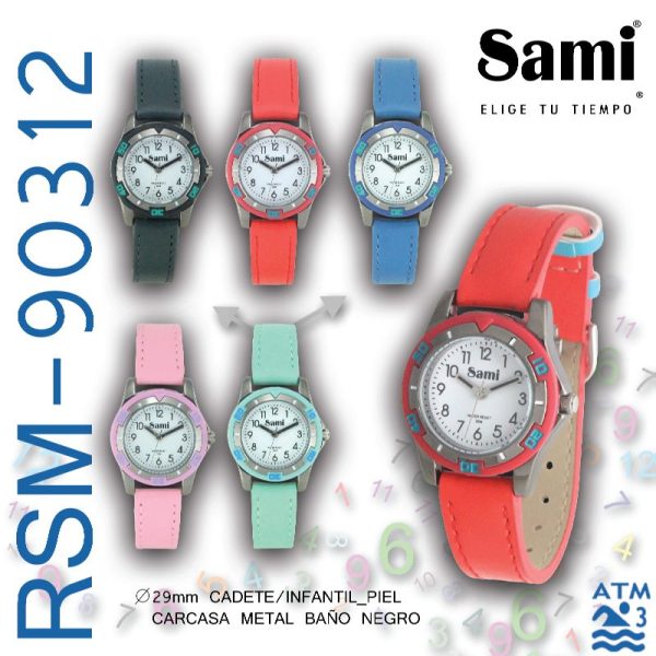 RELOJ SAMI CADETE ARO BICOLOR ESFERA BLANCA - Image 3