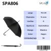 PARAGUAS SPLASH CAB GOLF LISO NEGRO