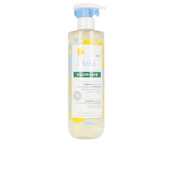 BÉBÉ gel de limpeza suave para cabelo e corpo 500 ml