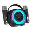 Altavoz Bluetooth Universal Música 6W COOL Mini Karaoke Party + 2 Micrófonos Negro - Image 3
