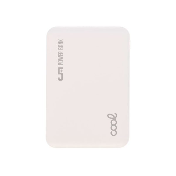 Bateria Externa Power Bank 5000 mAh COOL Leather Blanco - Image 5