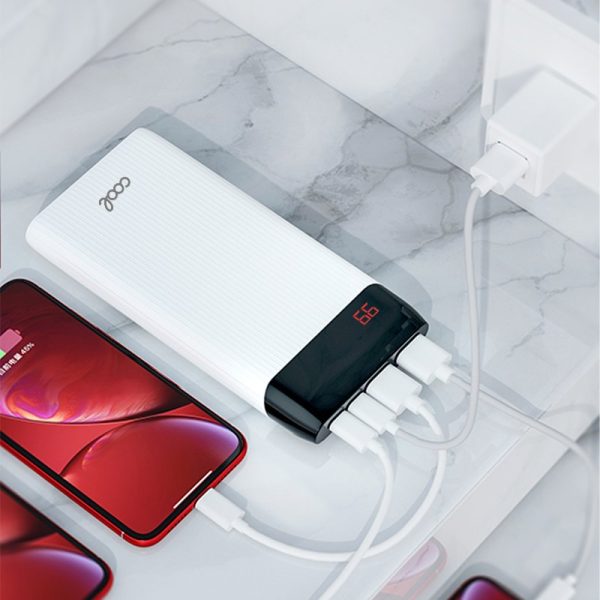 Bateria Externa Universal Power Bank 10.000 mAh (2 x usb / 2A) COOL Waves Blanco - Image 7