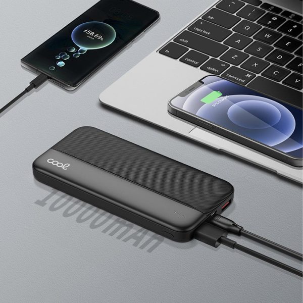 Bateria Externa Universal Power Bank 10.000 mAh COOL (3A / 20W PD) Negro - Image 2