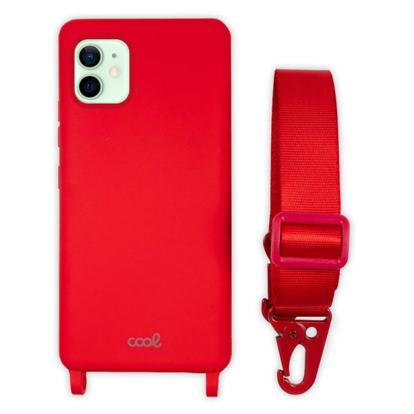 Carcasa COOL para iPhone 12 / 12 Pro Cinta Rojo