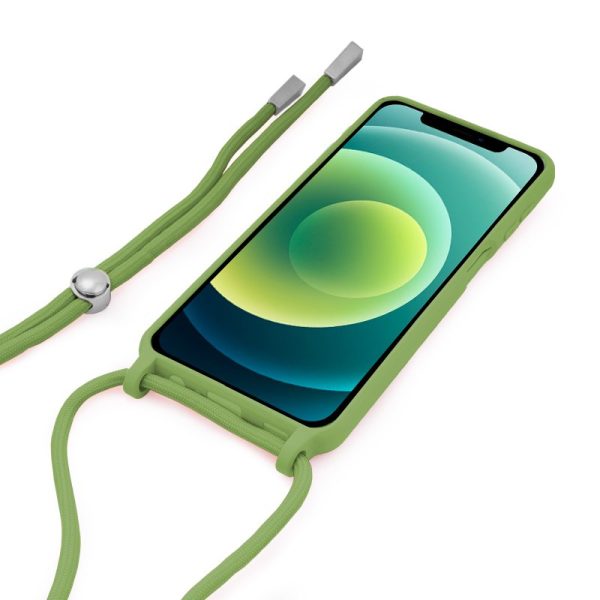 Carcasa COOL para iPhone 12 / 12 Pro Cordón Liso Pistacho - Image 2