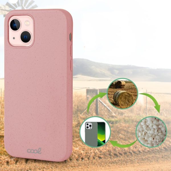 Carcasa COOL para iPhone 13 Eco Biodegradable Rosa - Image 3