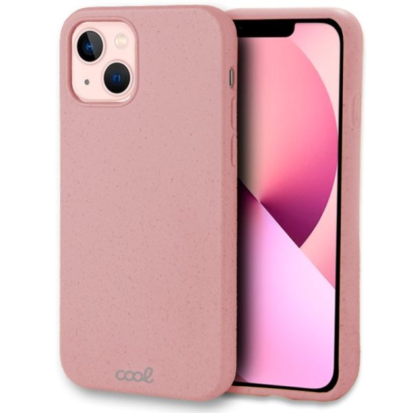 Carcasa COOL para iPhone 13 Eco Biodegradable Rosa