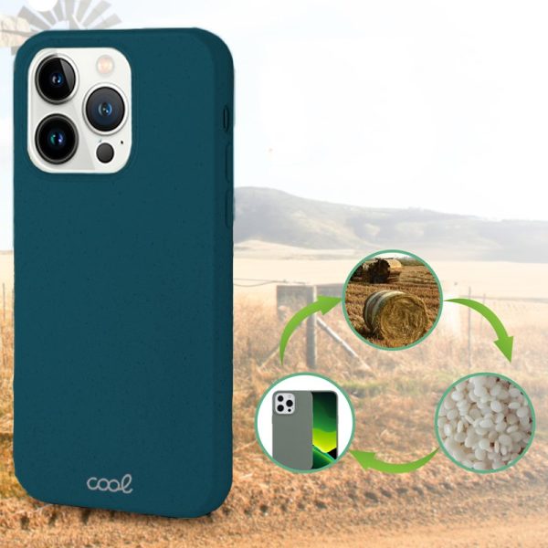 Carcasa COOL para iPhone 13 Pro Eco Biodegradable Azul - Image 5