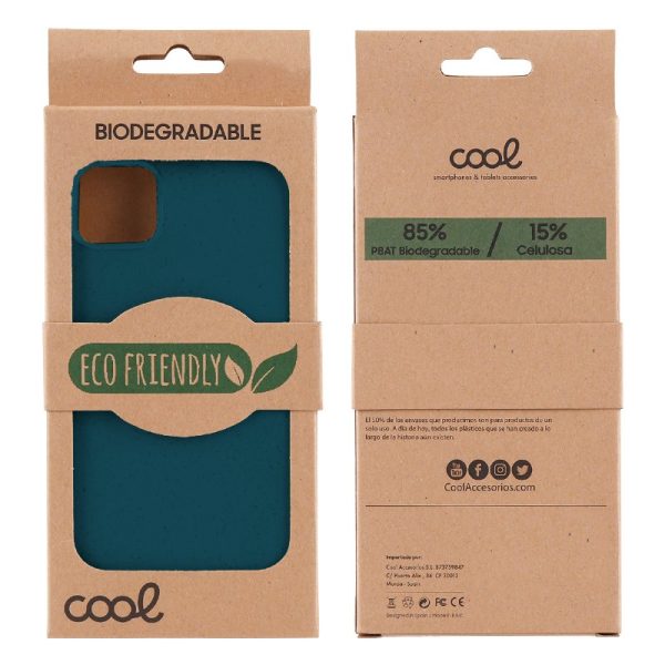 Carcasa COOL para iPhone 13 Pro Eco Biodegradable Azul - Image 7