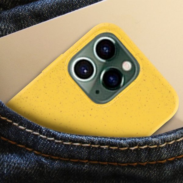 Carcasa COOL para iPhone 14 Pro Eco Biodegradable Amarillo - Image 3