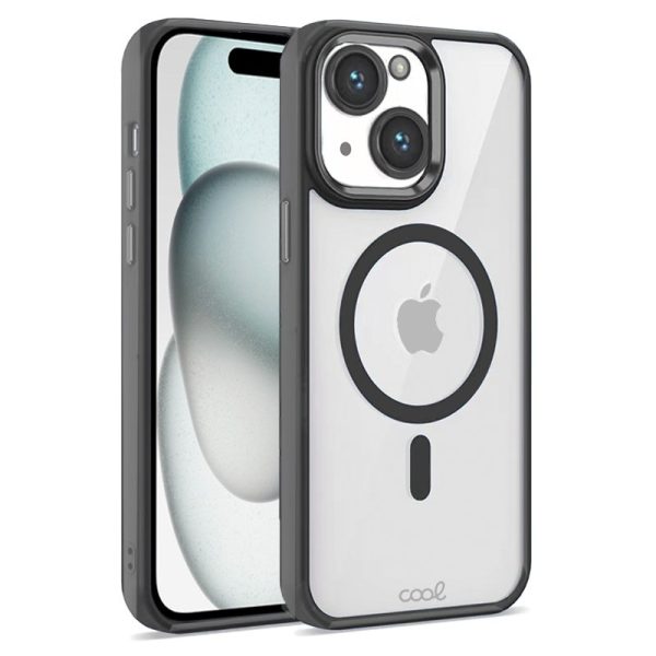 Carcasa COOL para iPhone 15 Magnética Borde Negro