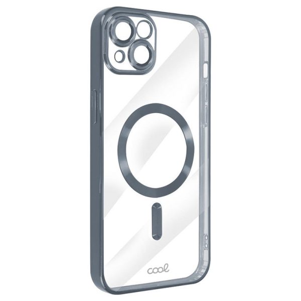 Carcasa COOL para iPhone 15 Magnética Borde Plata - Image 2