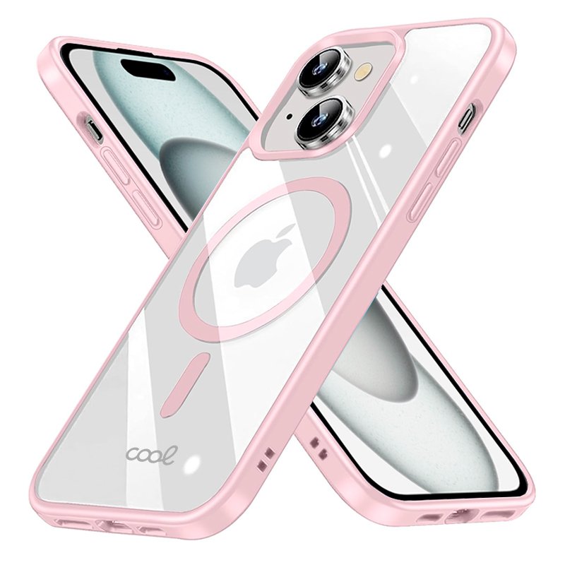 Carcasa COOL para iPhone 15 Magnética Borde Rosa - Image 2