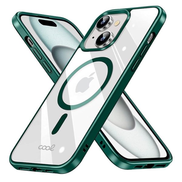 Carcasa COOL para iPhone 15 Magnética Borde Verde - Image 2