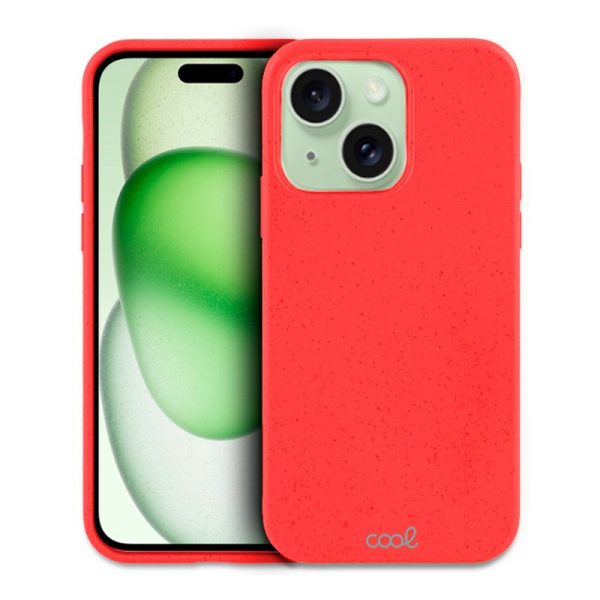 Carcasa COOL para iPhone 15 Plus Eco Biodegradable Rojo - Image 4