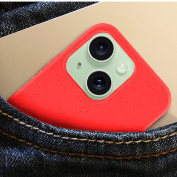 Carcasa COOL para iPhone 15 Plus Eco Biodegradable Rojo - Image 7