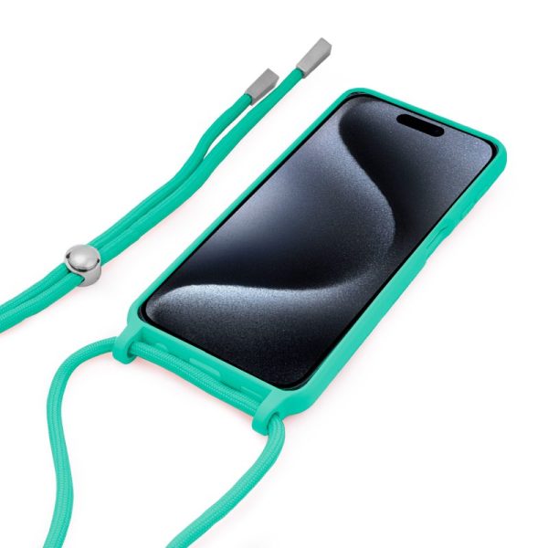 Carcasa COOL para iPhone 15 Pro Cordón Liso Mint - Image 2