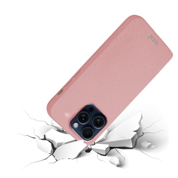 Carcasa COOL para iPhone 15 Pro Eco Biodegradable Rosa - Image 4