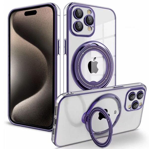 Carcasa COOL para iPhone 15 Pro Max Magnética Ring Violeta - Image 2