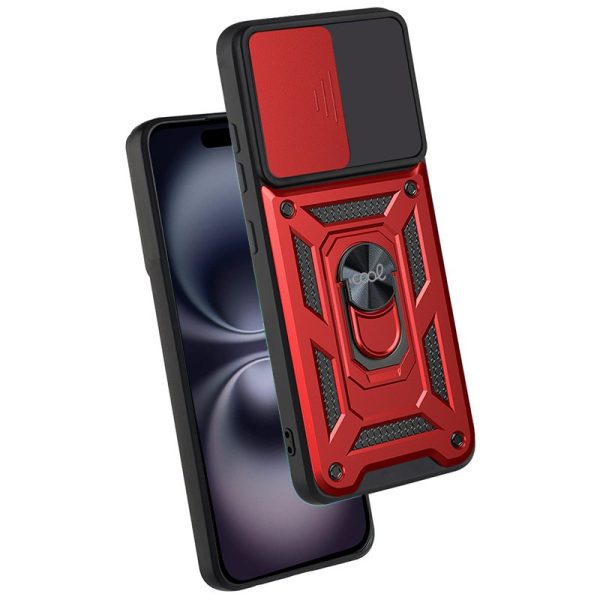 Carcasa COOL para iPhone 16 Hard Ring Rojo - Image 3